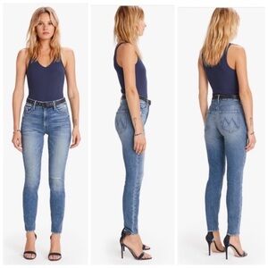 MOTHER The High Waisted Looker Ankle Jeans in Popism Wash Women’s 29
